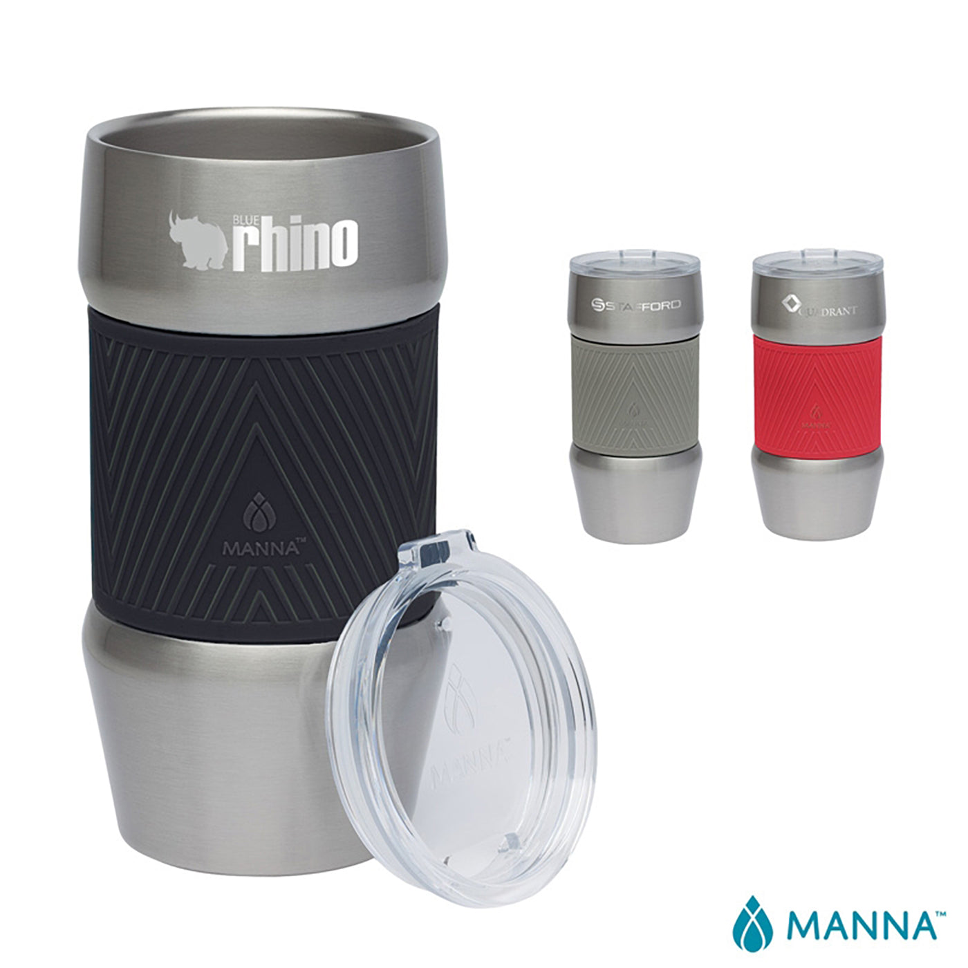 20 oz. Renegade Stainless Steel Tumbler w/ Silicone Grip