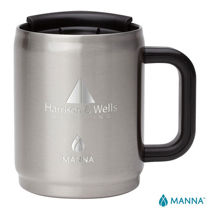 14 oz. Boulder Stainless Steel Camping Mug w/ Handle - CM1007S