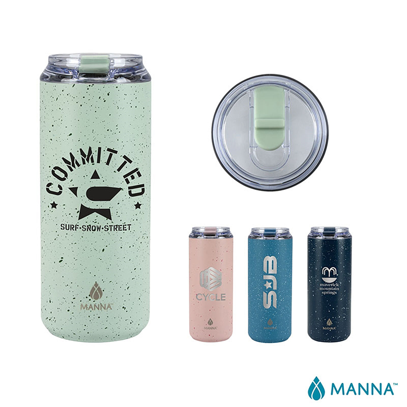Tall Boy 18 oz. Double Wall Stainless Steel Tumbler w/ Speckled Finish