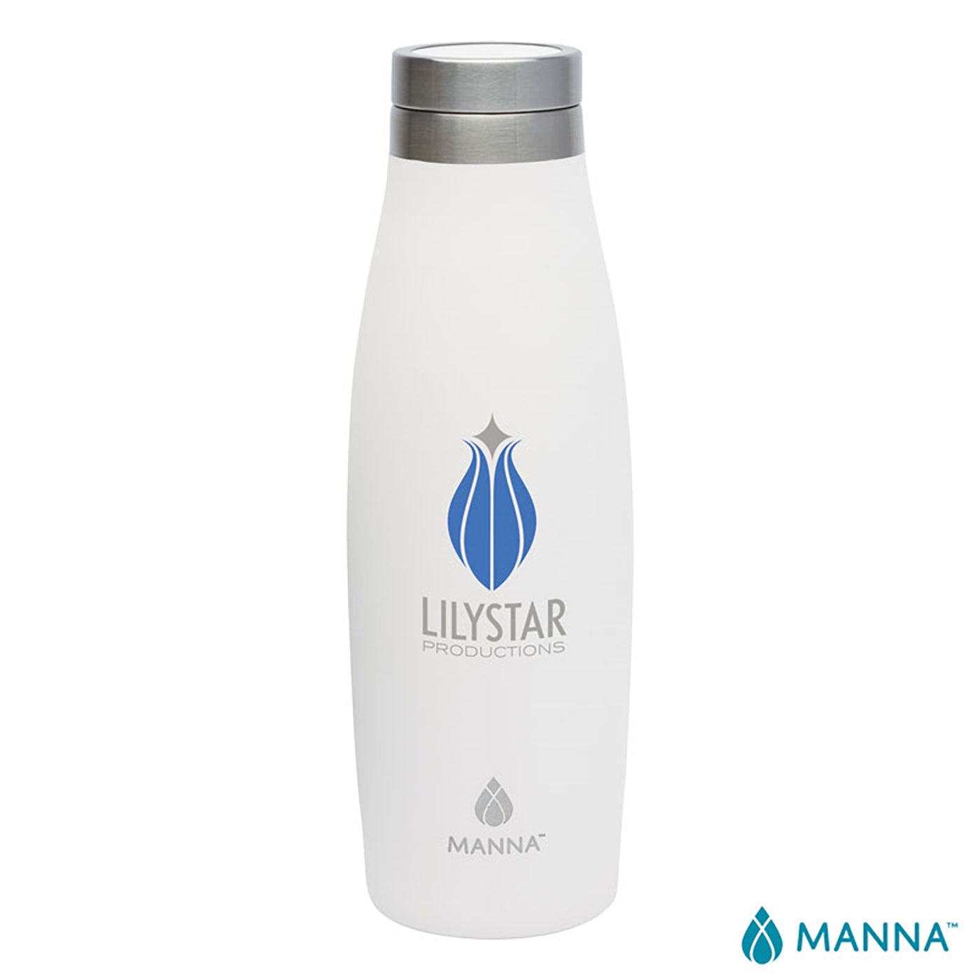 18 oz. Oasis Stainless Steel Water Bottle w/ Marble Lid - CM2028W
