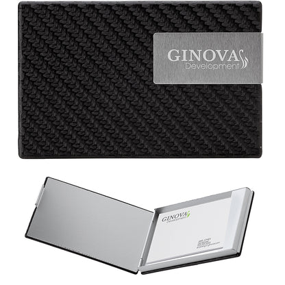 Carbon Fiber Pattern Business Card Case - EB3017