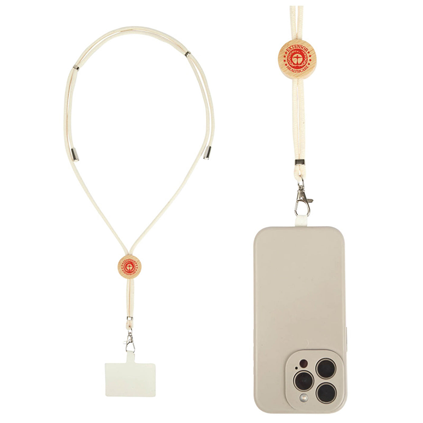 Cotton Bamboo Phone Lanyard