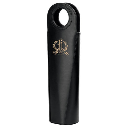 Insulated Leather Single Bottle Carrier
