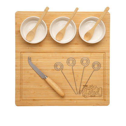 12-Piece Bamboo Charcuterie Platter - EH4361K