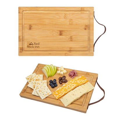 9.5" Bamboo Cutting Board with Juice Grooves