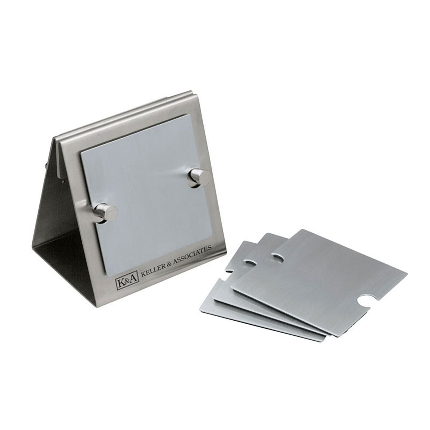6-Piece Steel Coaster Set with Stand