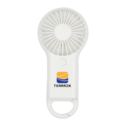 3-Speed Portable Hand Fan with Carabiner - EL8000W