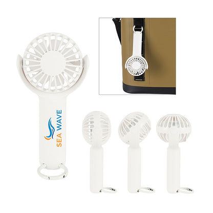 ABS Plastic Rechargeable Clip-On Fan