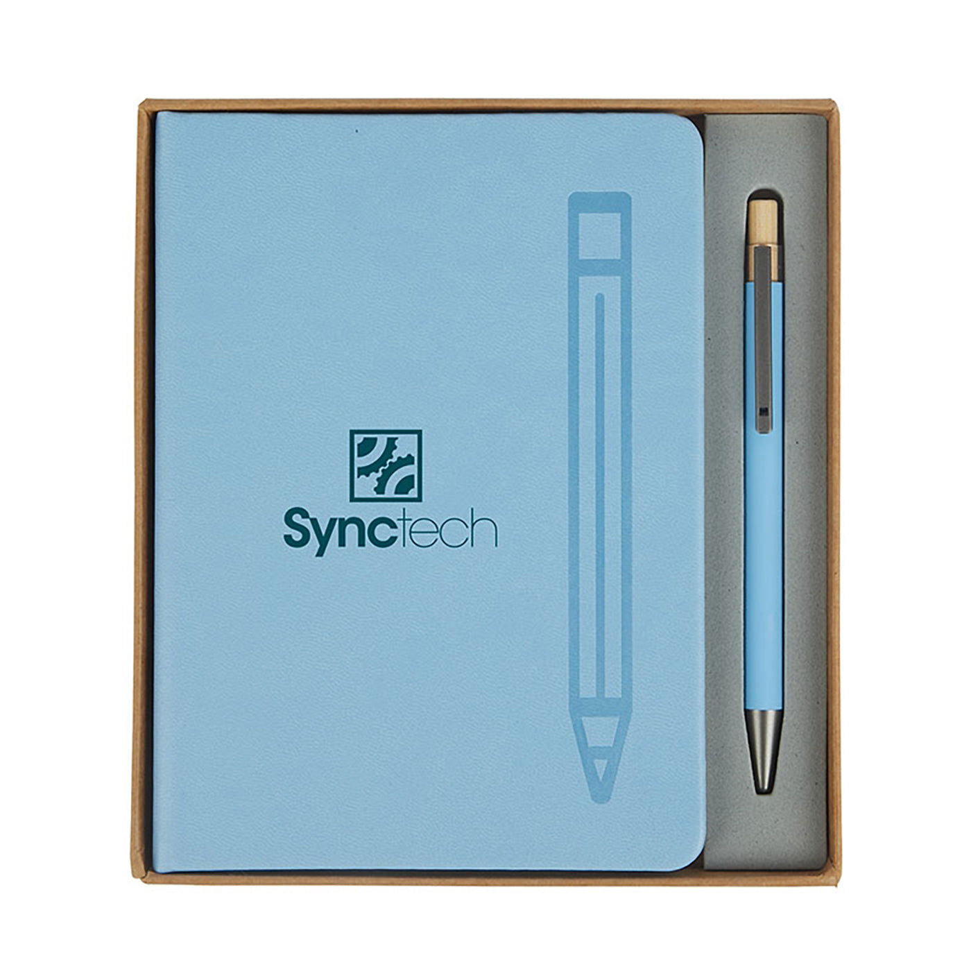 Magnetic Journal Set with Recycled Aluminum Pen - ES3511L