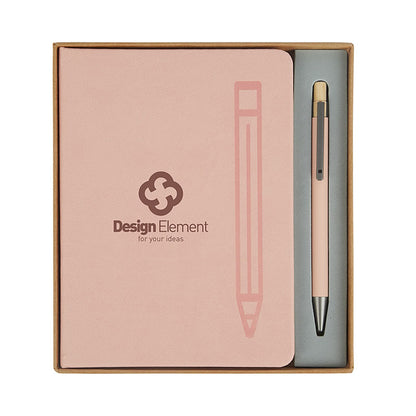 Magnetic Journal Set with Recycled Aluminum Pen - ES3511X