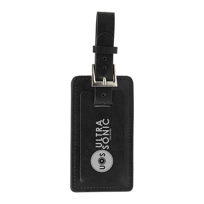 Leather Luggage Tag with Metal Buckle - ET1200B