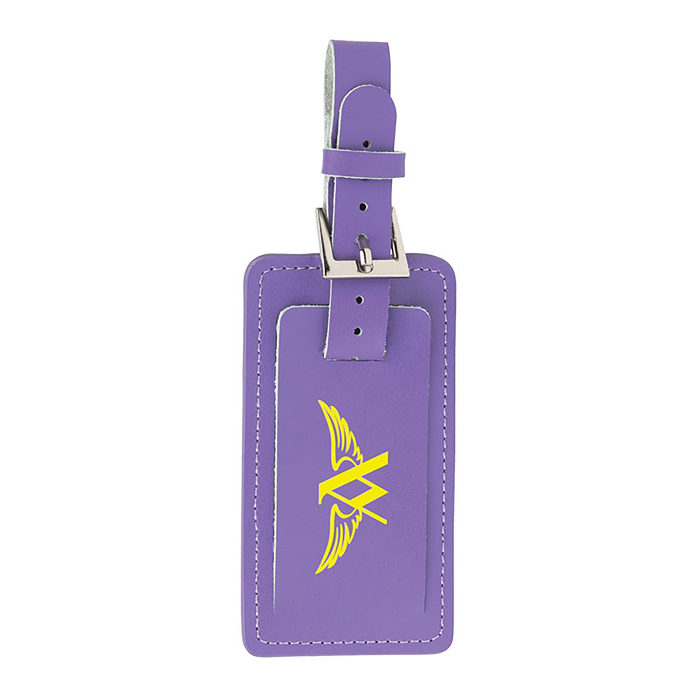 Leather Luggage Tag with Metal Buckle - ET1200P