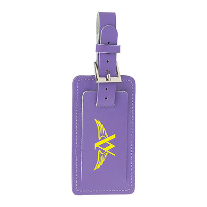 Leather Luggage Tag with Metal Buckle - ET1200P