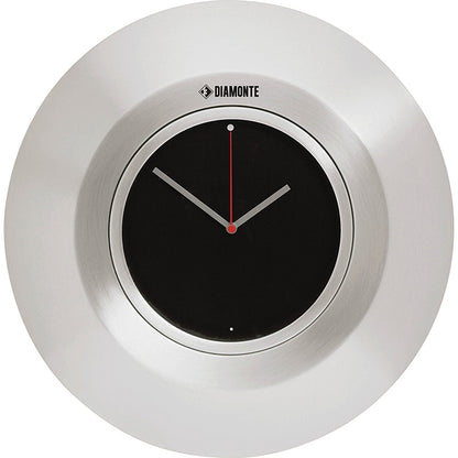 Matte Silver Aluminum Wall Clock - EW200