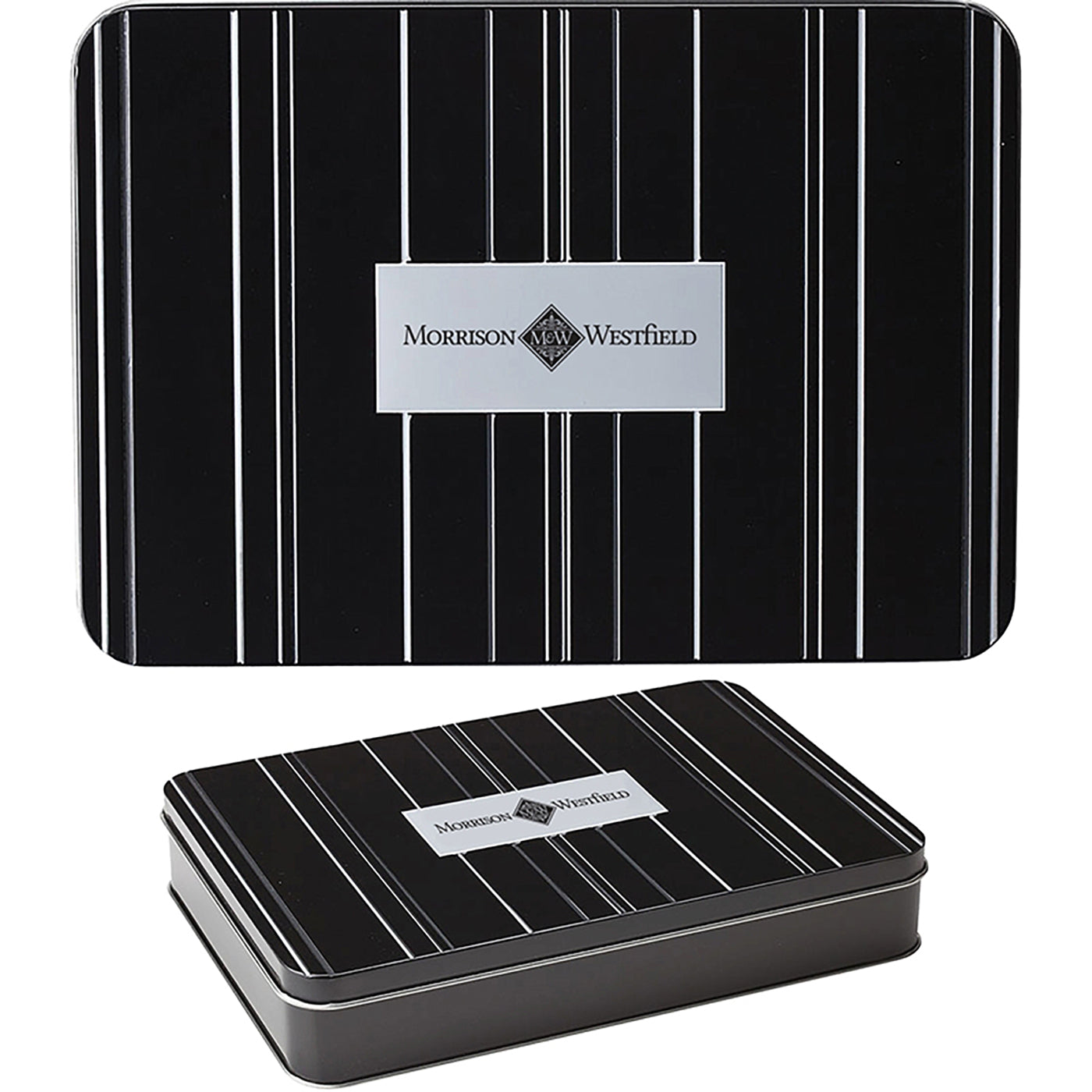 Pinstriped Aluminum Gift Tin - GB088