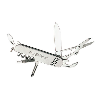 10-Function Stainless Steel Pocket Knife