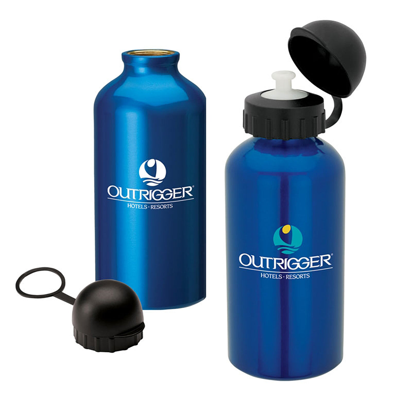 16.9oz Aluminum Flask with Dome Cap