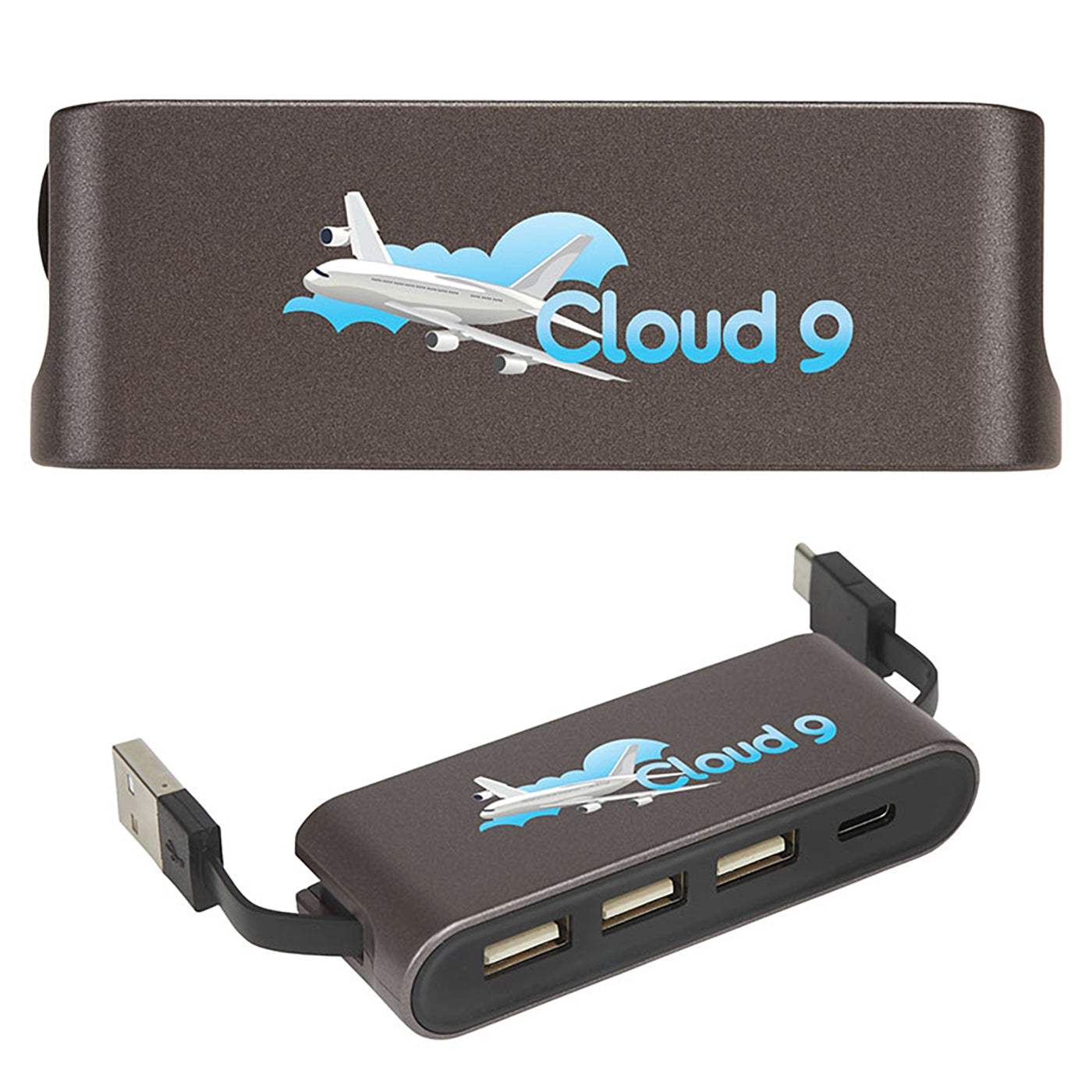 4-Port USB Hub with Type-C - GC1208S