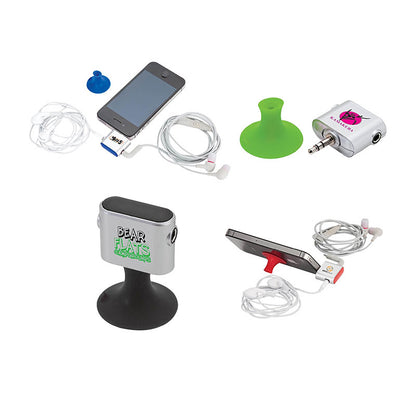 Dual Headphone Splitter with Stand