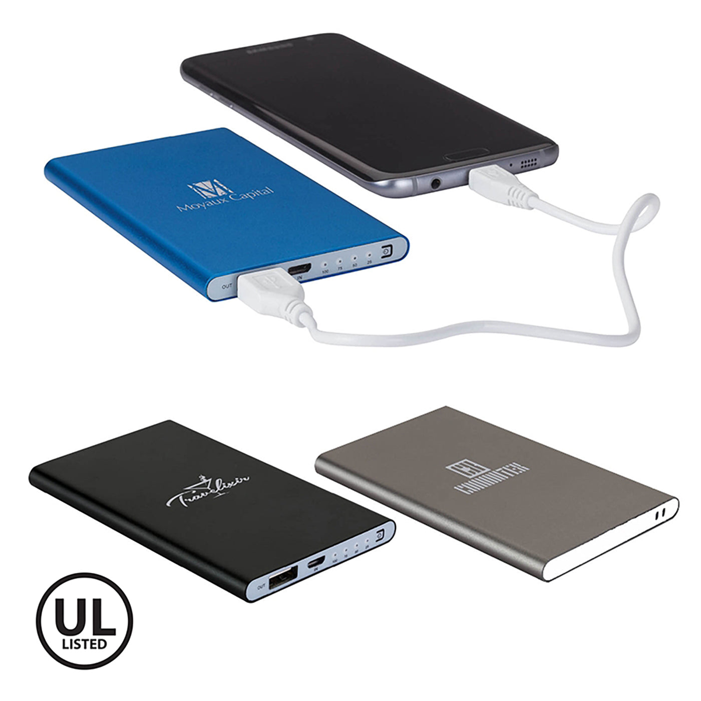 4000mAh Aluminum Power Bank
