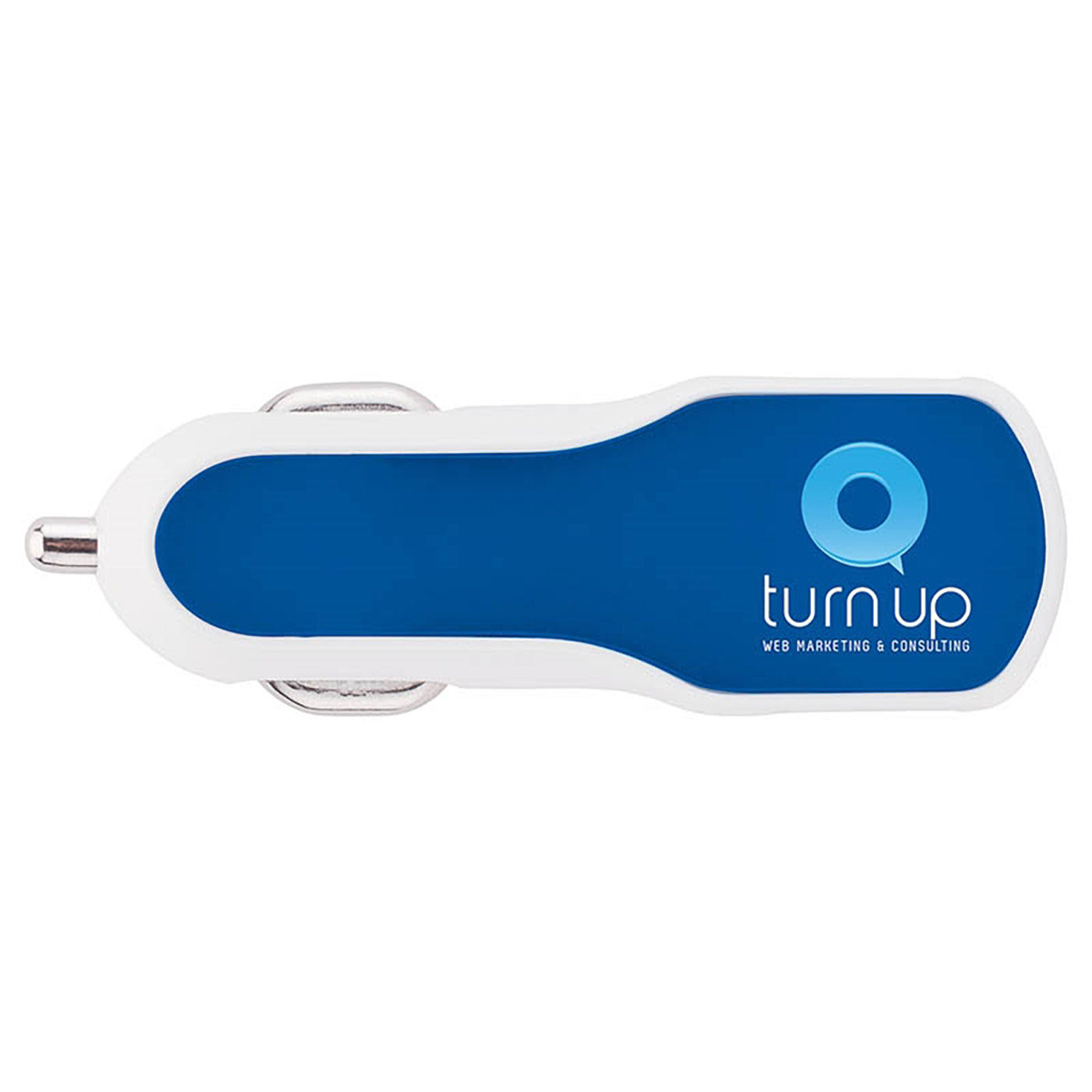 Dual USB Car Charger with LED Logo - GC1403N