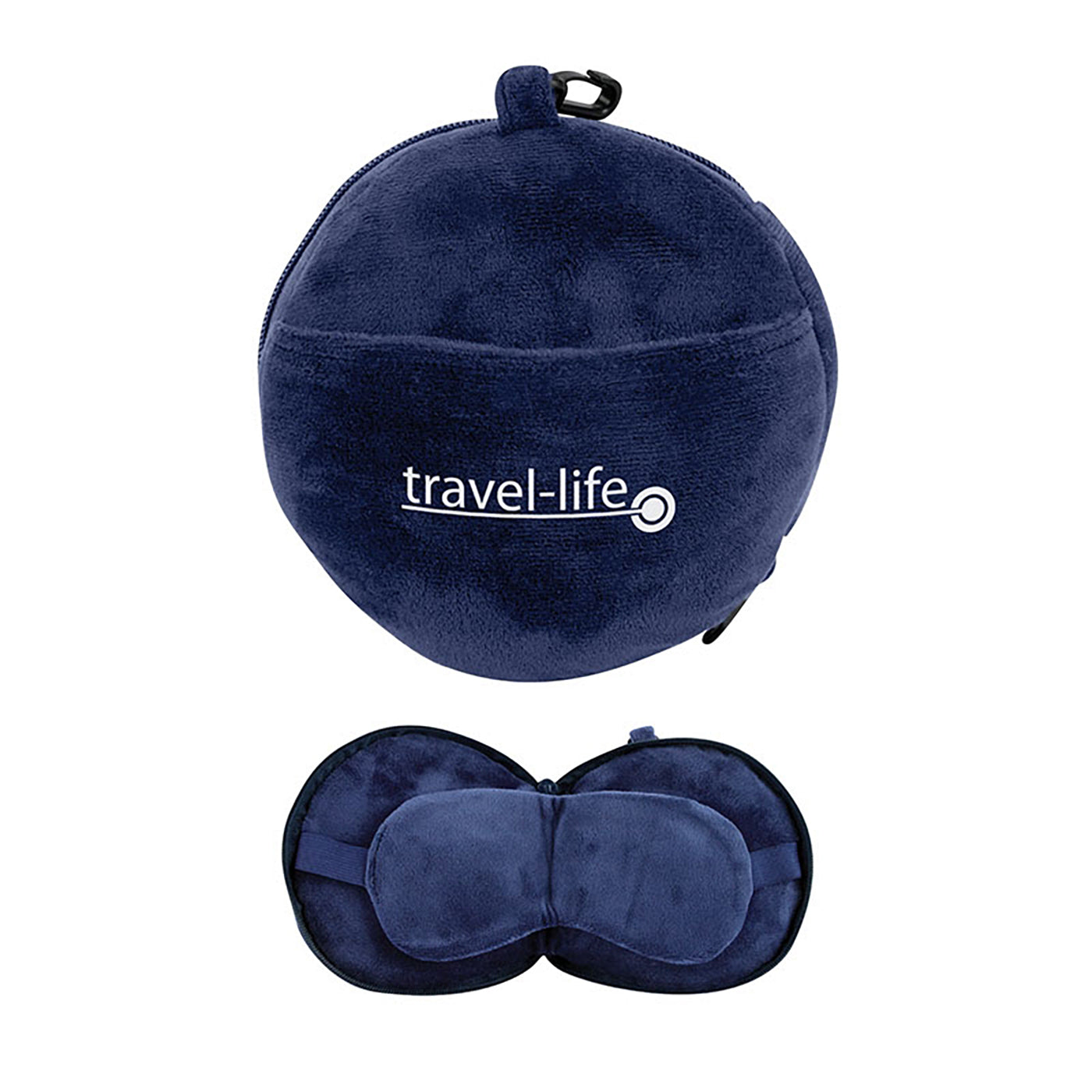 Polyester Neck Pillow with Integrated Sleep Mask - GC5003V