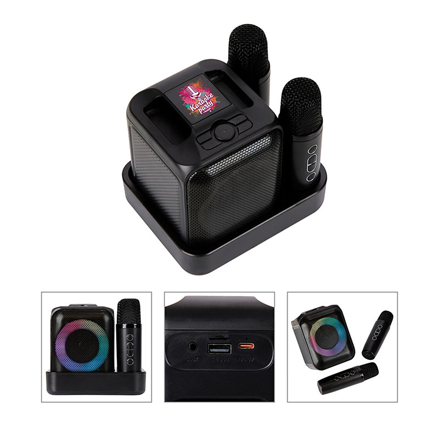 6W Wireless Karaoke Speaker Set