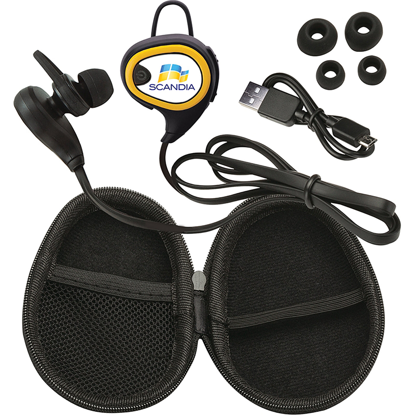 Bluetooth Earbuds with Flat Wire - GC6215Y