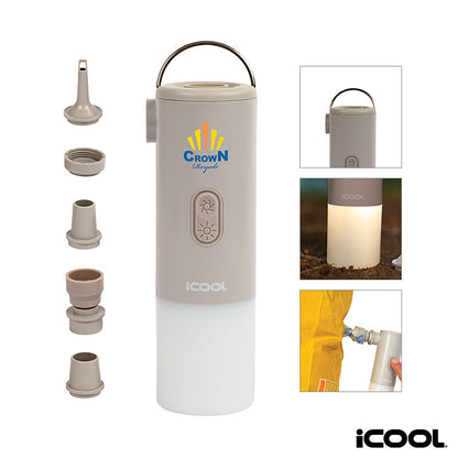 Portable Air Pump with 200-Lumen Lantern