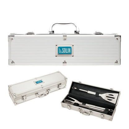 3-Piece Steel BBQ Tool Set - GR2005