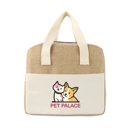 6-Can Cotton Canvas Lunch Cooler - GR4315C