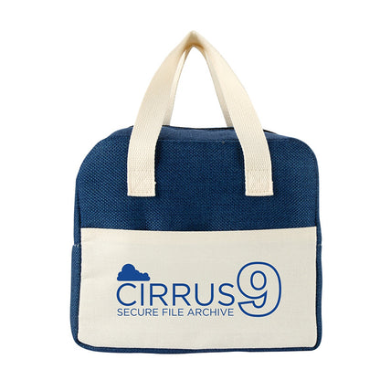 6-Can Cotton Canvas Lunch Cooler - GR4315V