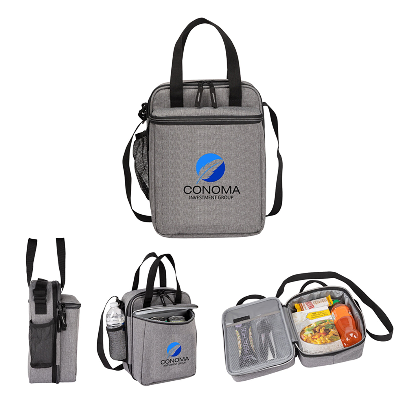 12-Can PEVA-Lined Cooler with Dual Compartments