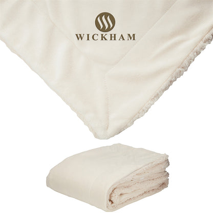 Micro Mink Sherpa Reversible Blanket - GR5107C