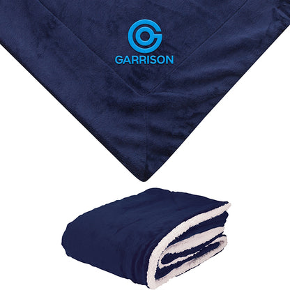 Micro Mink Sherpa Reversible Blanket - GR5107N