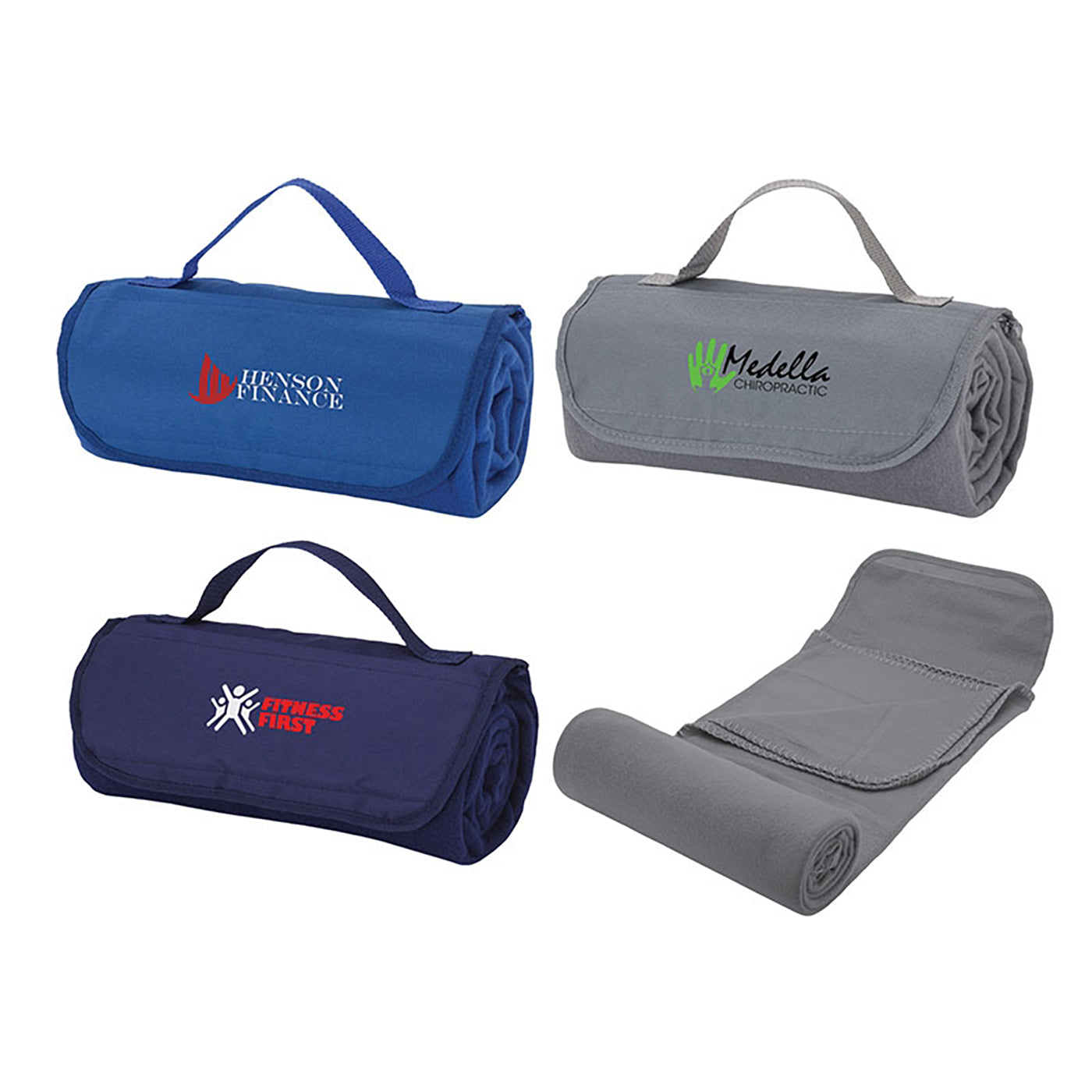 Portable Roll-Up Fleece Blanket