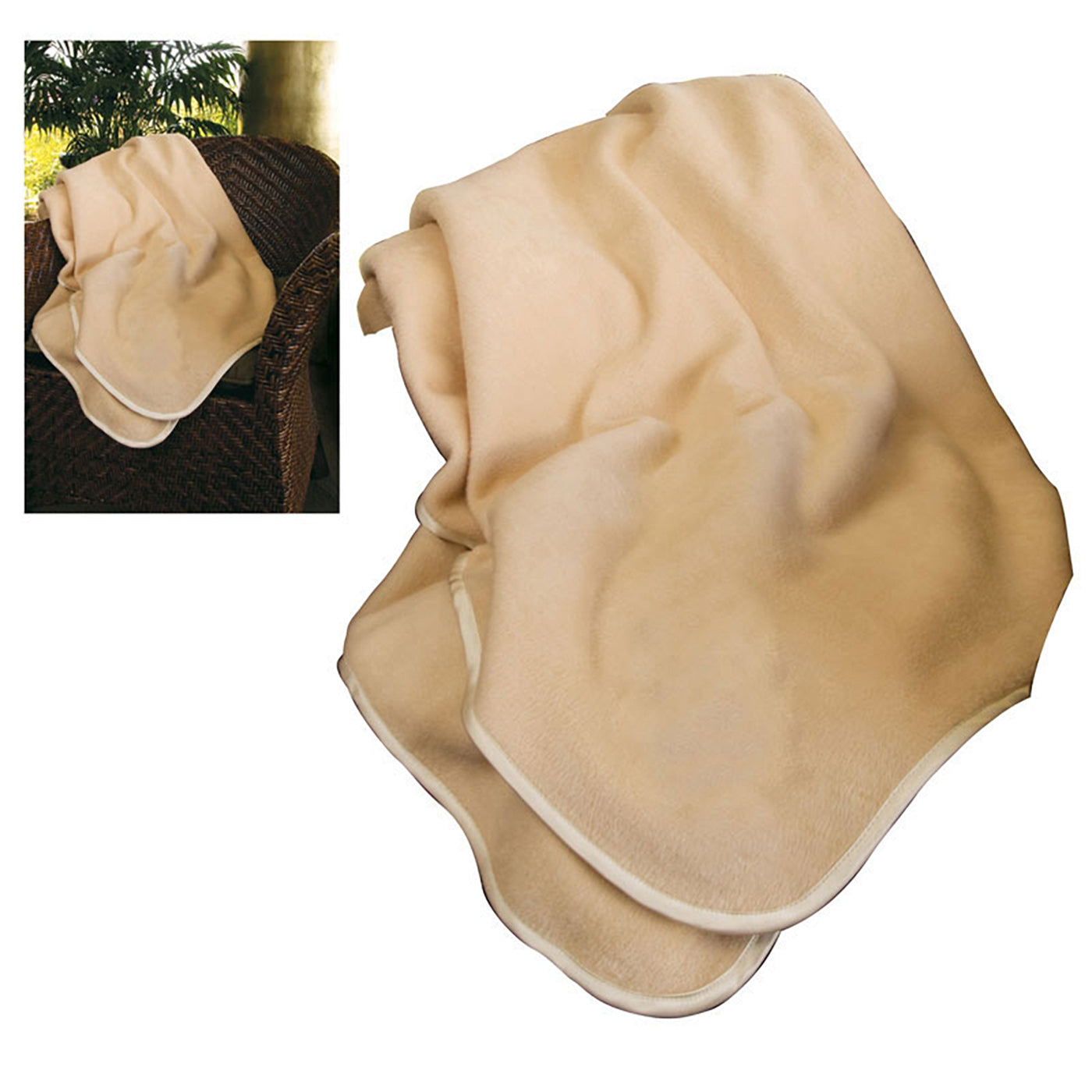 Rayon Cotton Fleece Blanket
