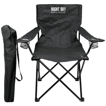 Steel Frame Folding Chair with Mesh Cup Holders - GR5400B