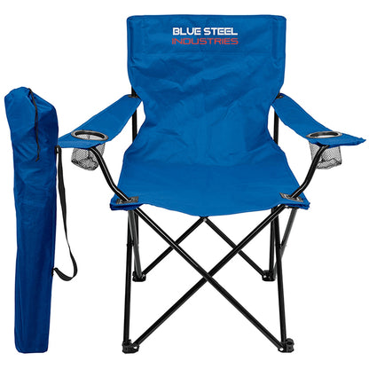 Steel Frame Folding Chair with Mesh Cup Holders - GR5400N