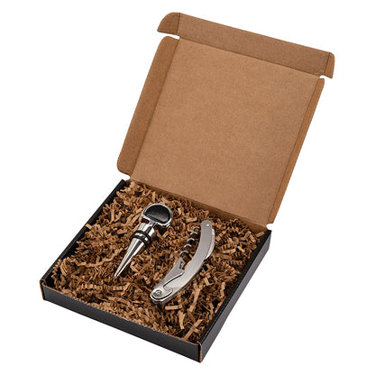 Steel Bar Tool and Bottle Stopper Set