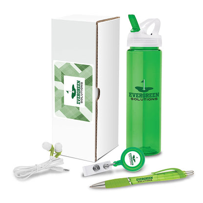 4-Piece Employee Welcome Kit with Water Bottle - GS8002G