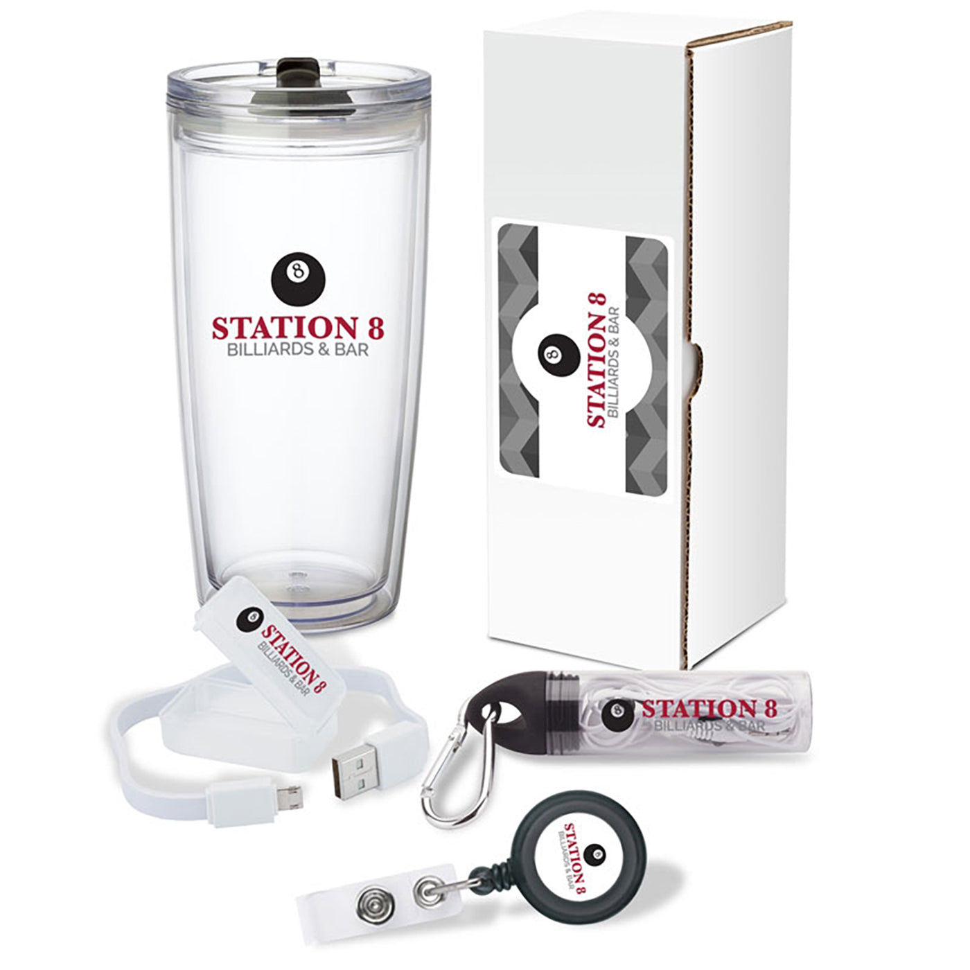 4-Piece Welcome Set with Dual Charging Cable - GS8004B