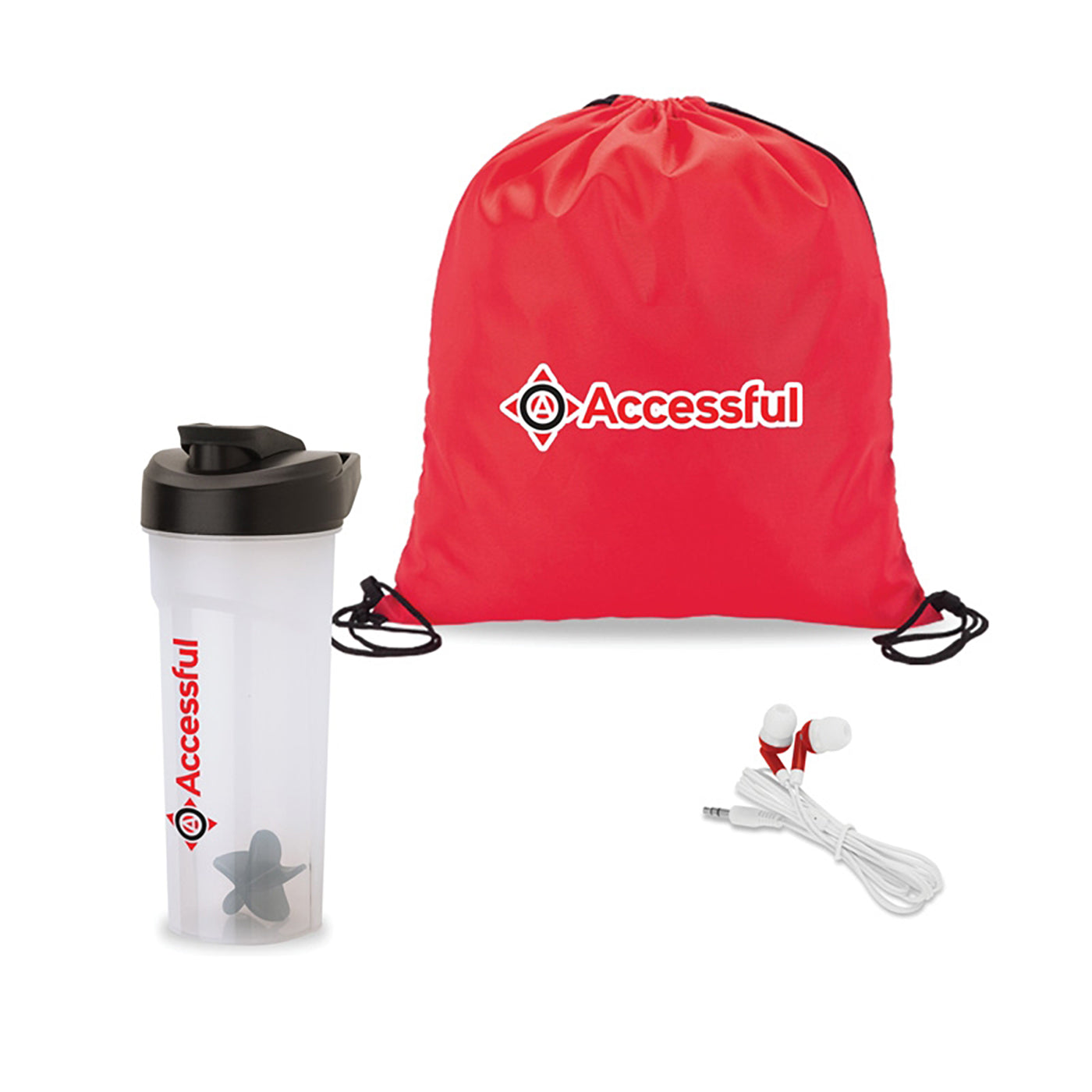 3-Piece Polypropylene Shaker Fitness Set