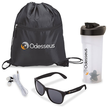 4-Piece Shaker and Sunglasses Fitness Set - GS8020B