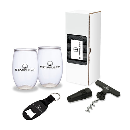 Vineyard 4-Piece Wine Tumbler Set - GS8042B