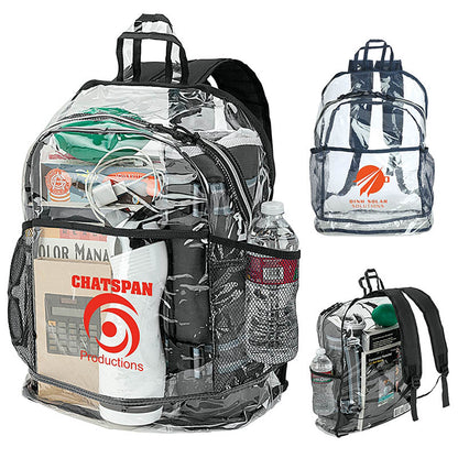Clear PVC Security Backpack
