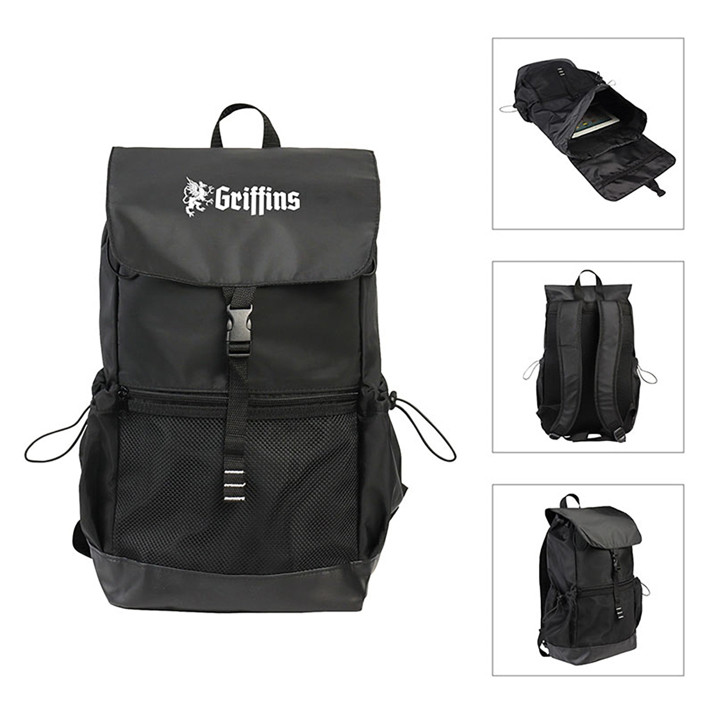 210D Polyester Multi-Compartment Backpack