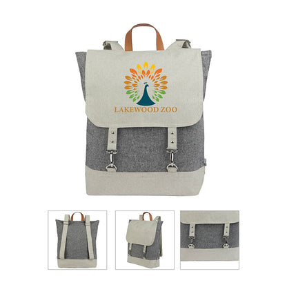 8oz Recycled Cotton Drawstring Backpack