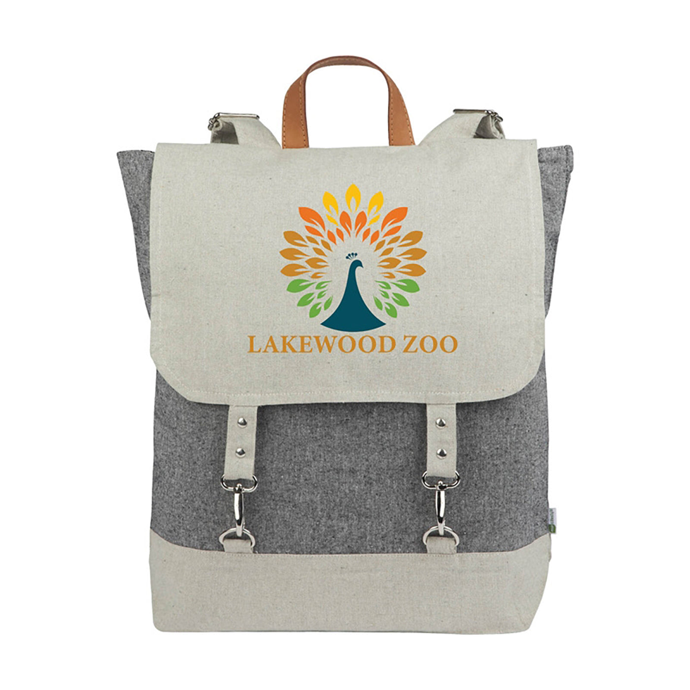 8oz Recycled Cotton Drawstring Backpack - KB5801B