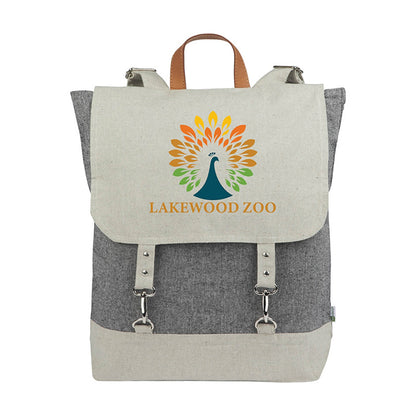 8oz Recycled Cotton Drawstring Backpack - KB5801B